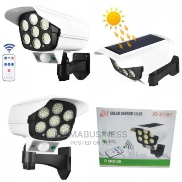 Solar Sensor Light With Remote Control