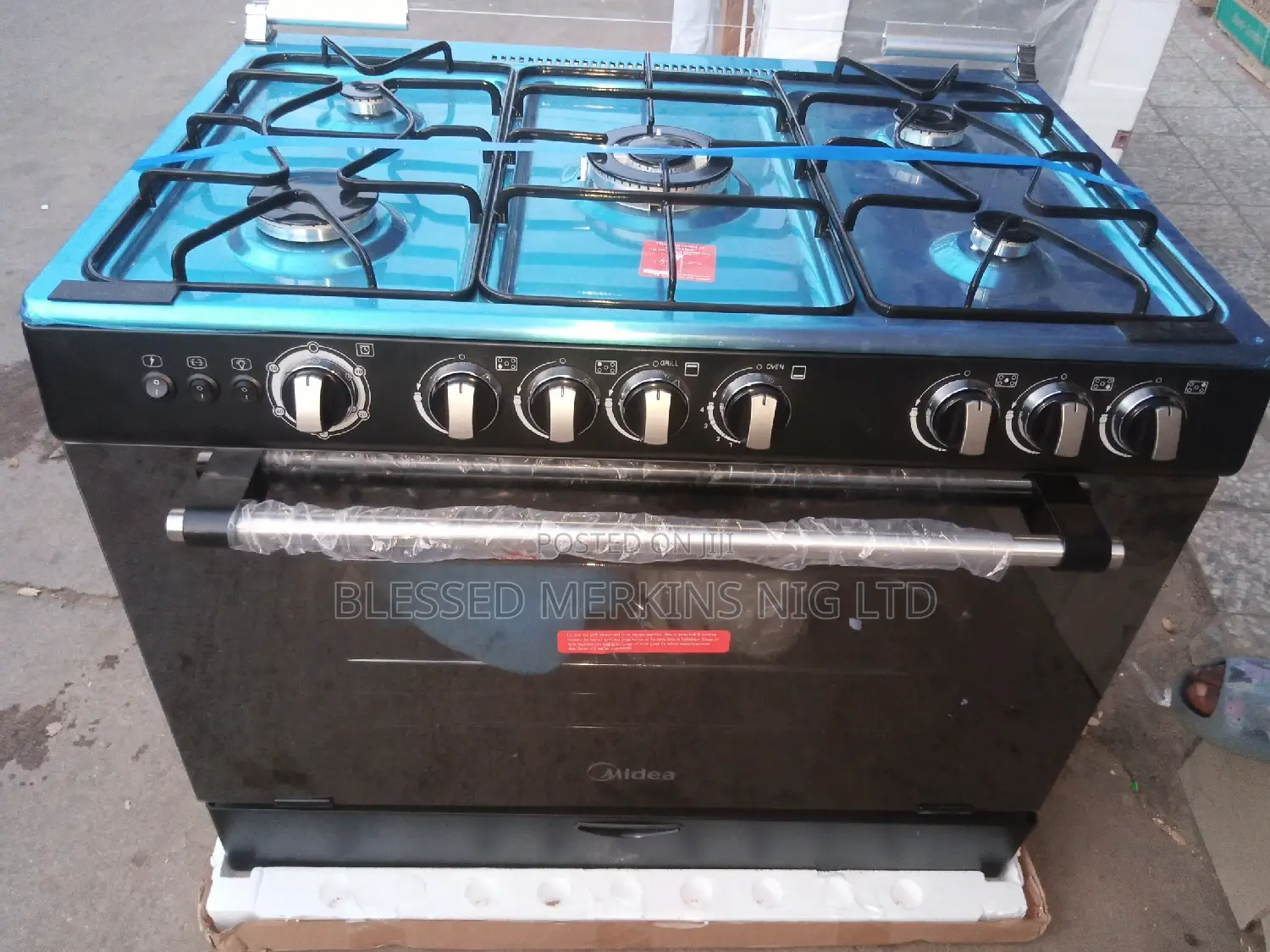 Midea Gas Cooker 5 Burners All Gas