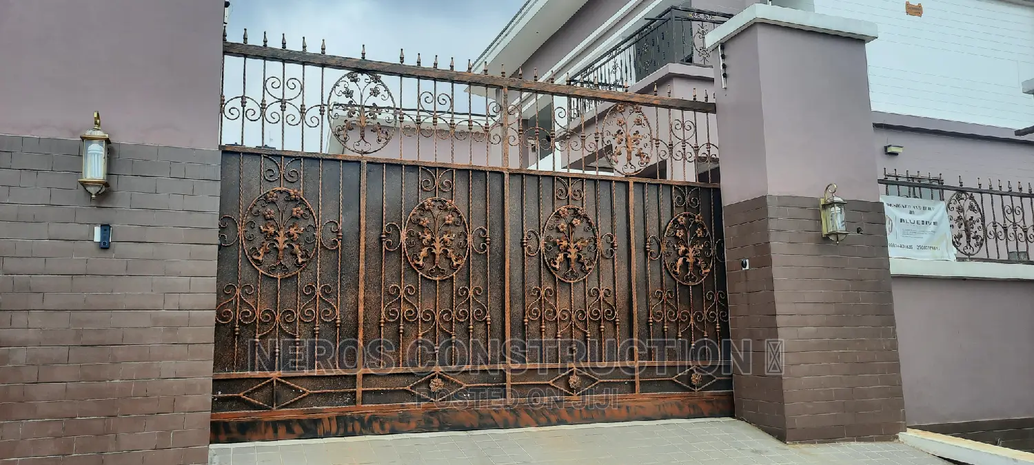 Wrought Iron Gate Rolling