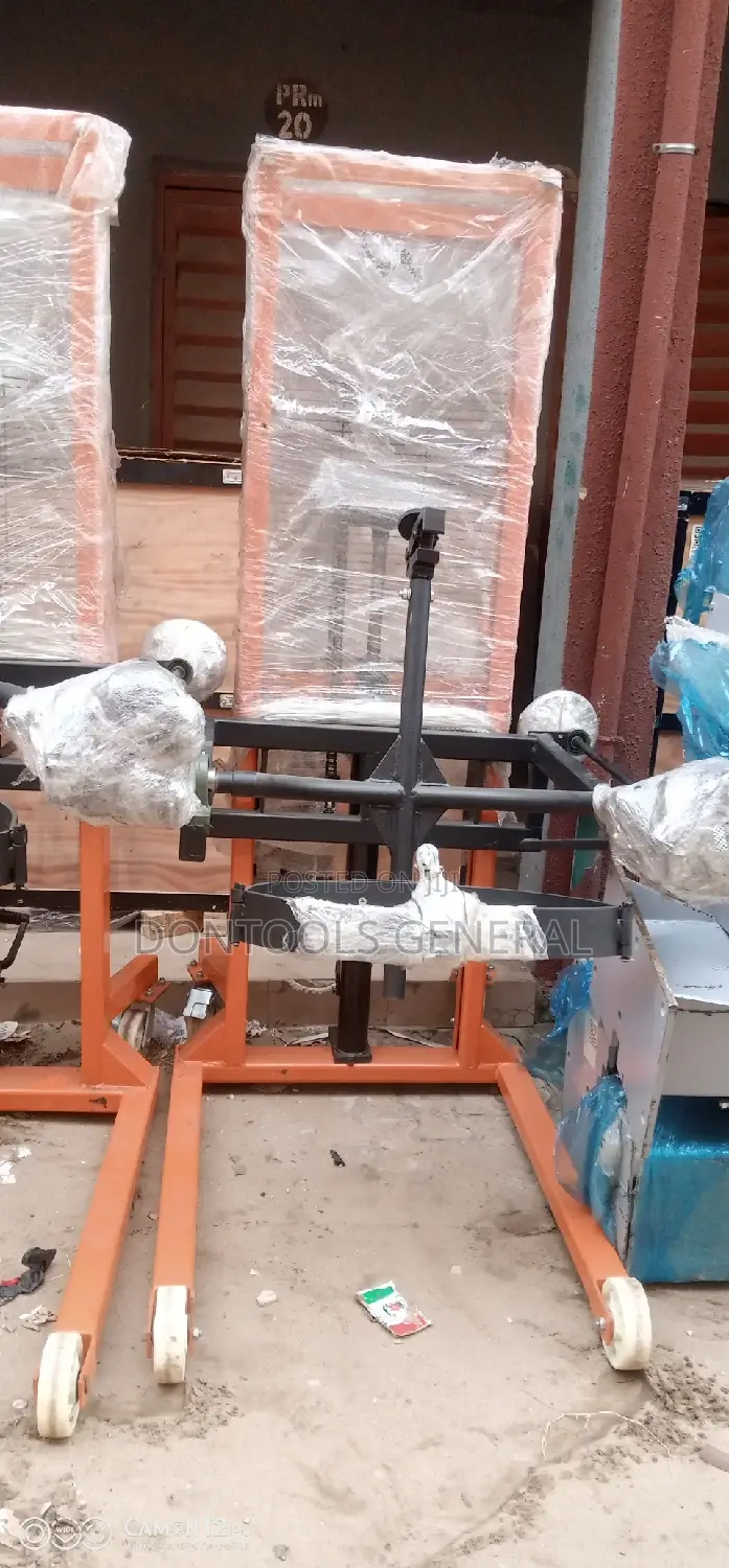 Manual Hydraulic Drum Lift Stacker 400kg Capacity
