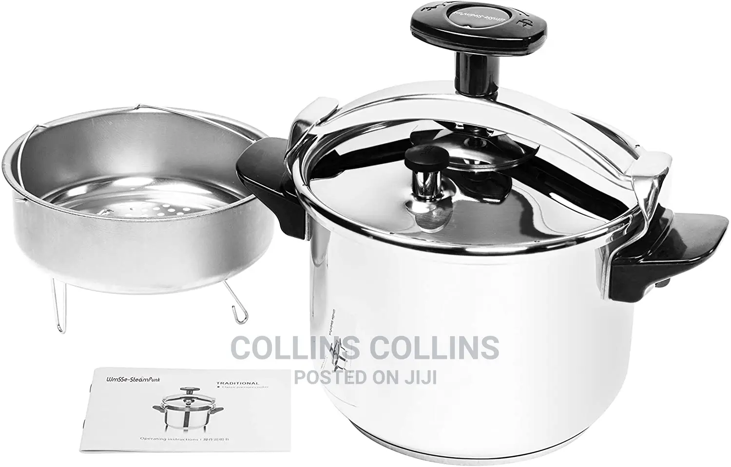 Steampunk 7l Stainless Steel Pressure Pot Cooker