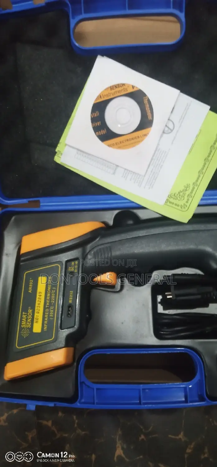 Smart Sensor Infrared Thermometer AR892+ 200°C-2200°C