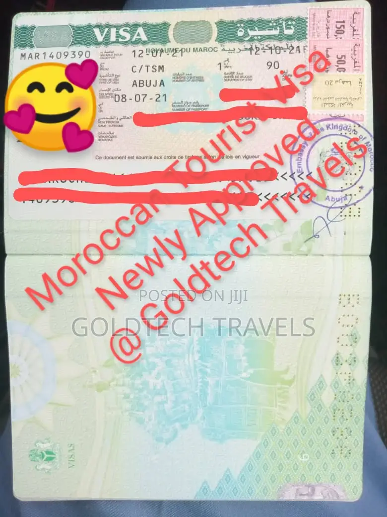 Morocco Tourist Visa Appearance Available