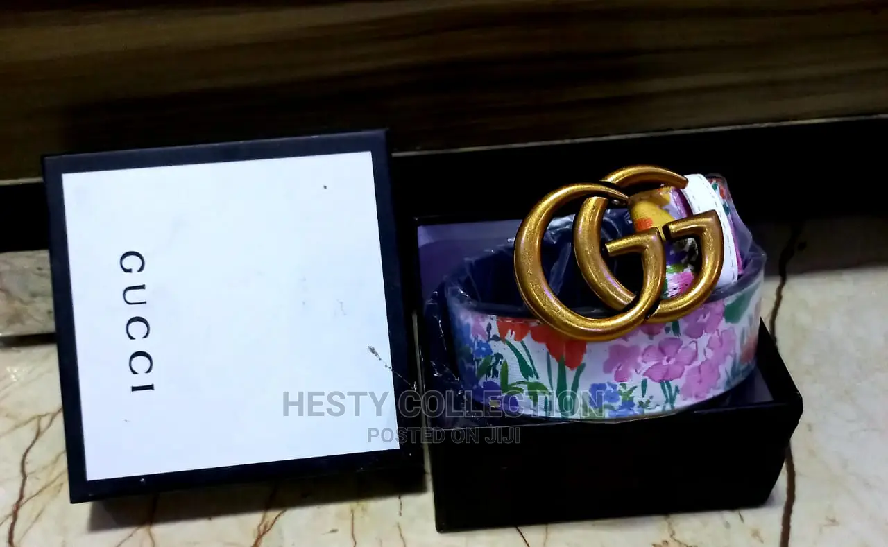 Leather Designer Belt: Louis Vuitton