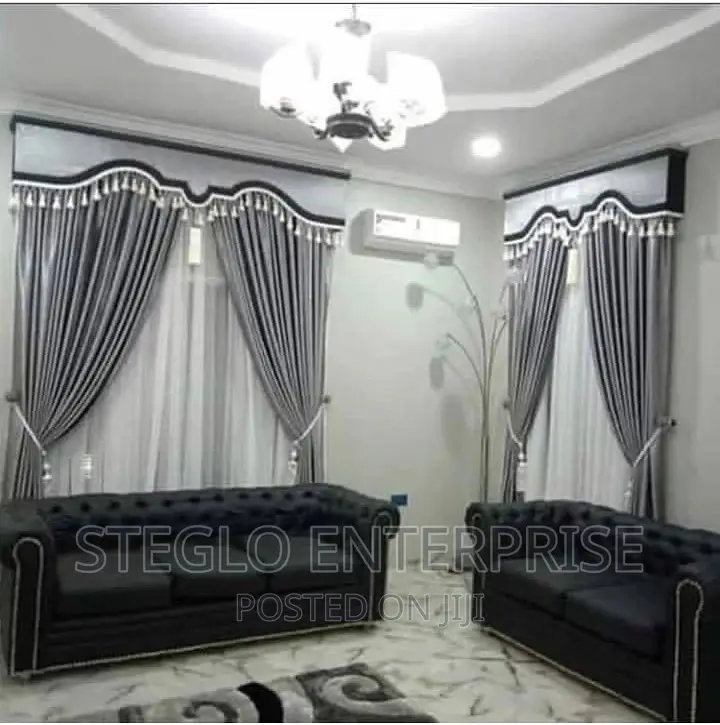 Exclusive Champagne 3D Turkish Curtains