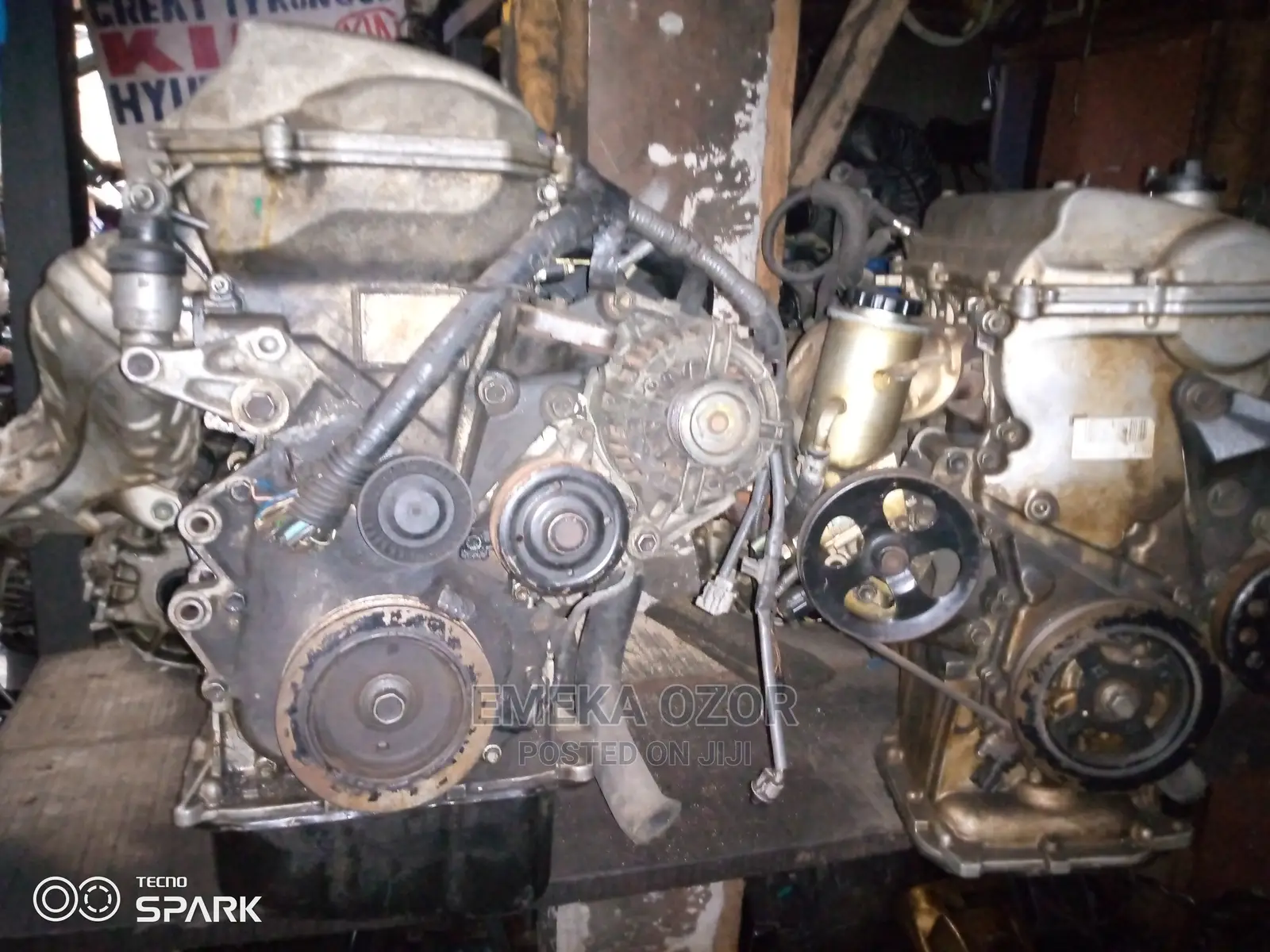 Toyota Corolla 1zz Complete Engine Tokunbo