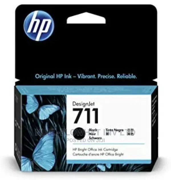 HP 711 Black 38-Ml Genuine Ink Cartridge (CZ129A)