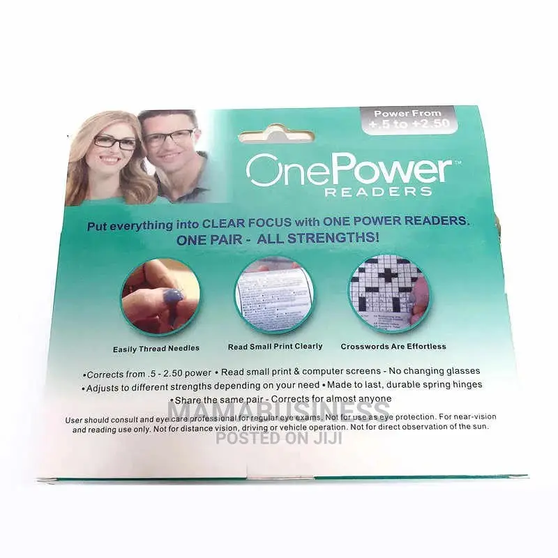 One Power Glass Auto Clear Bifocal Reading Glass