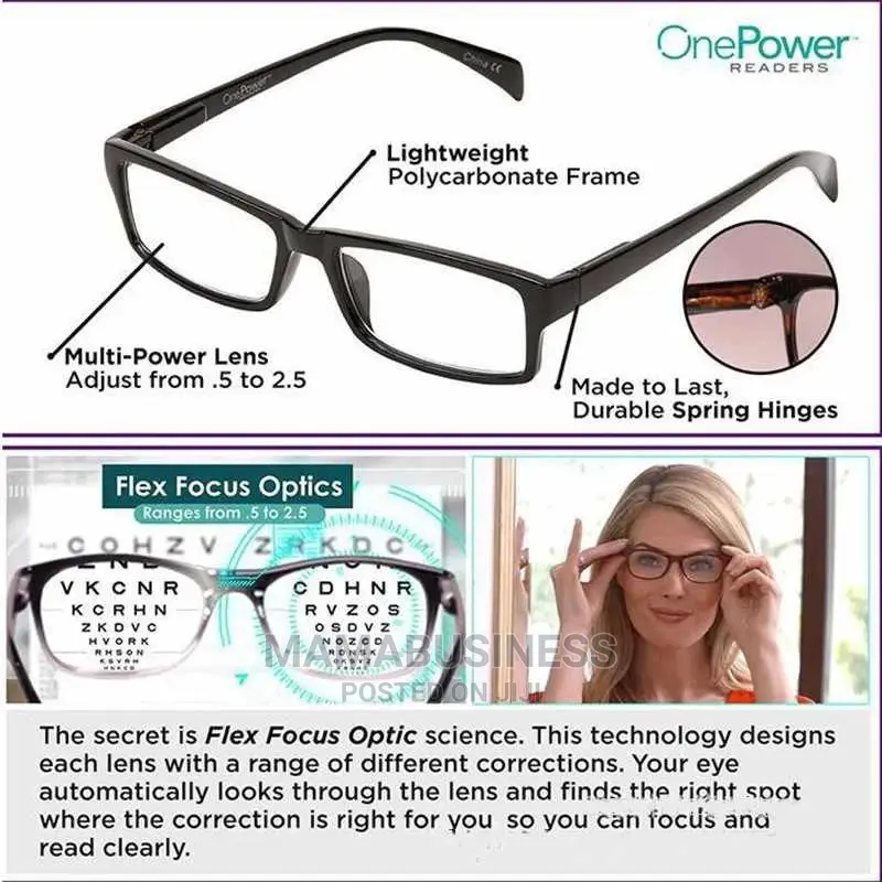 One Power Glass Auto Clear Bifocal Reading Glass