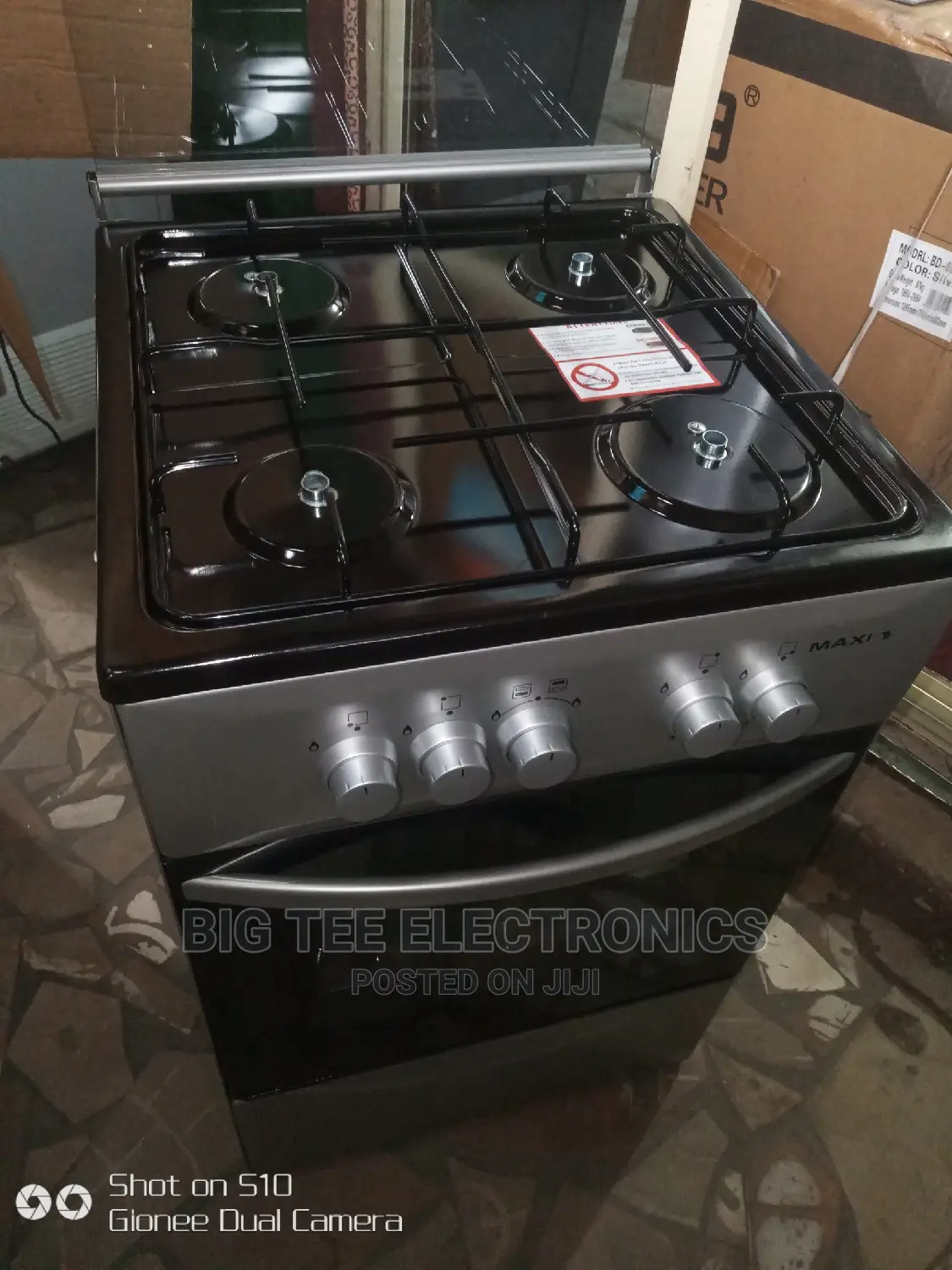 Maxi Gas Cooker50by50cm 4burners