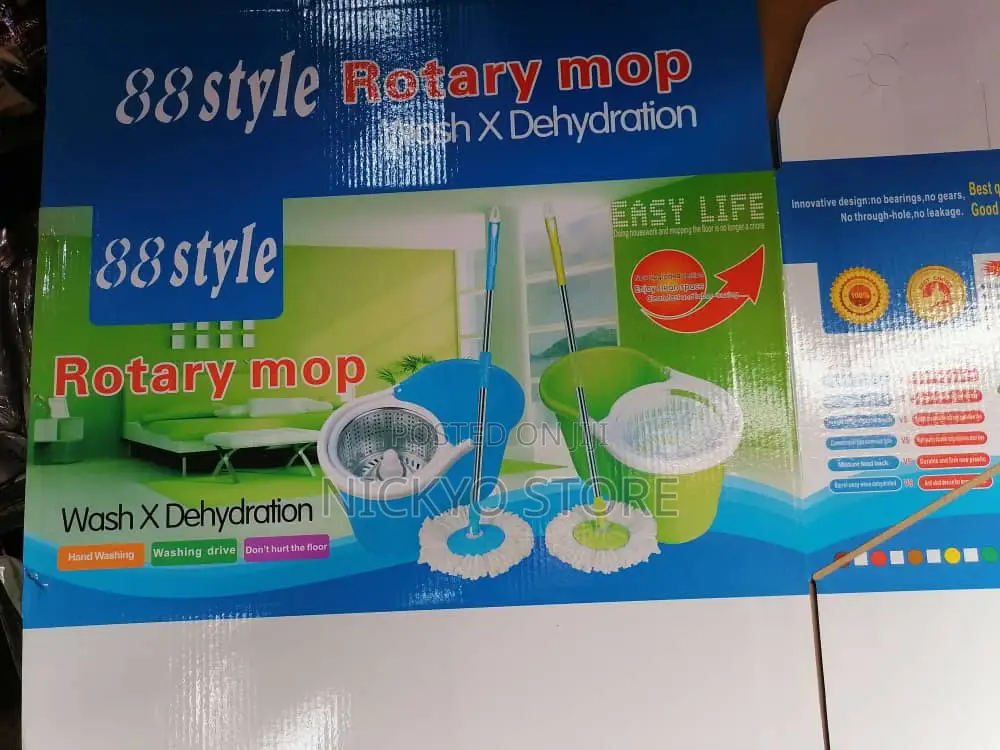 Rotary Mop With Bucket