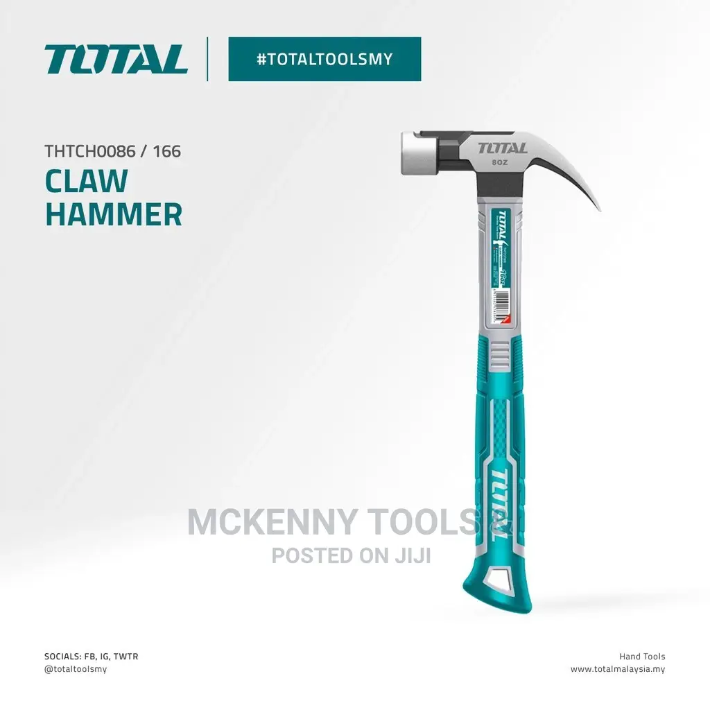 TOTAL Claw Hammer (220g / 450g) - THTCH0086, THTCH0166