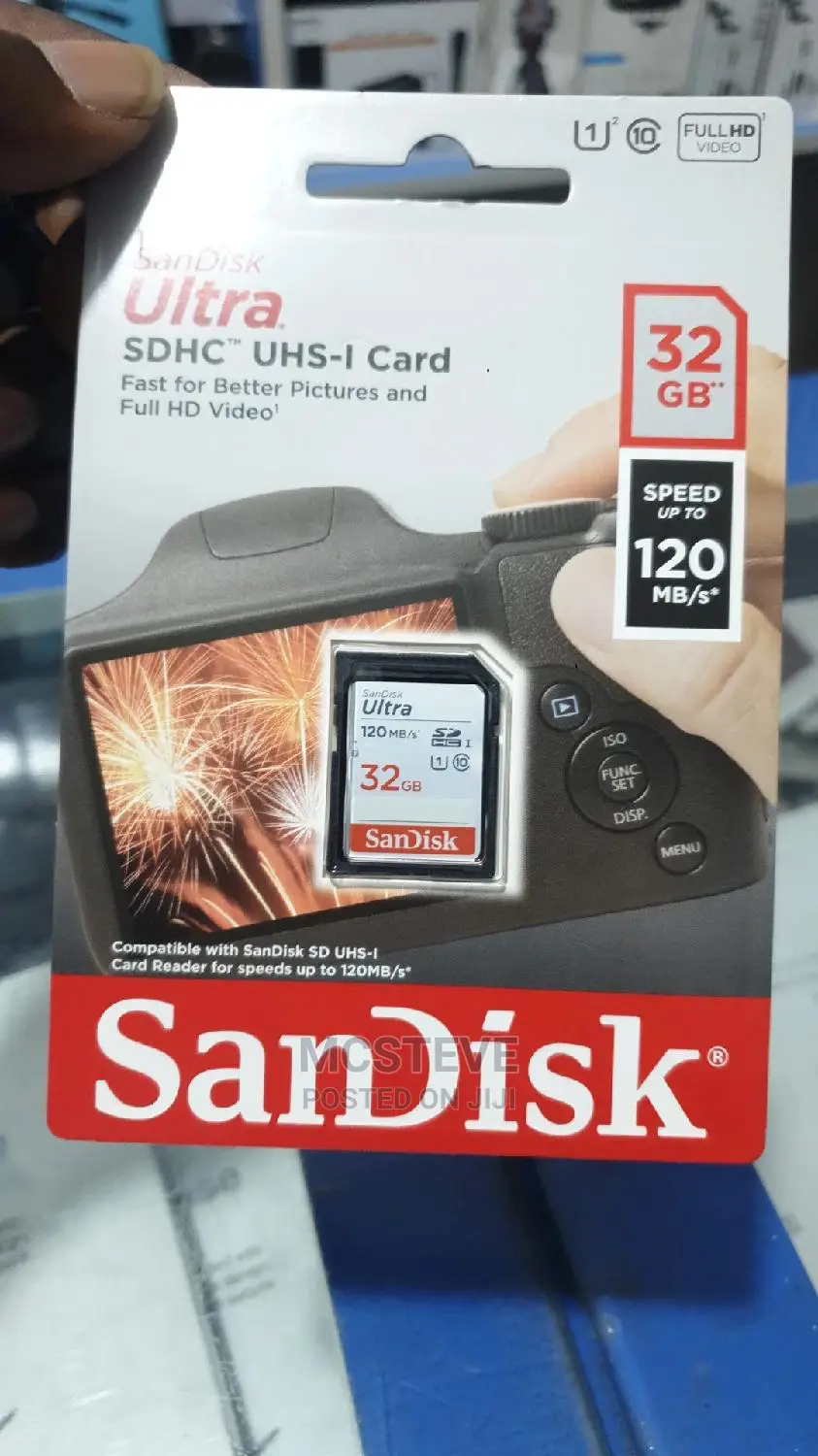Sandisk 32GB Ultra SDHC Memory Card 100% Original Quality