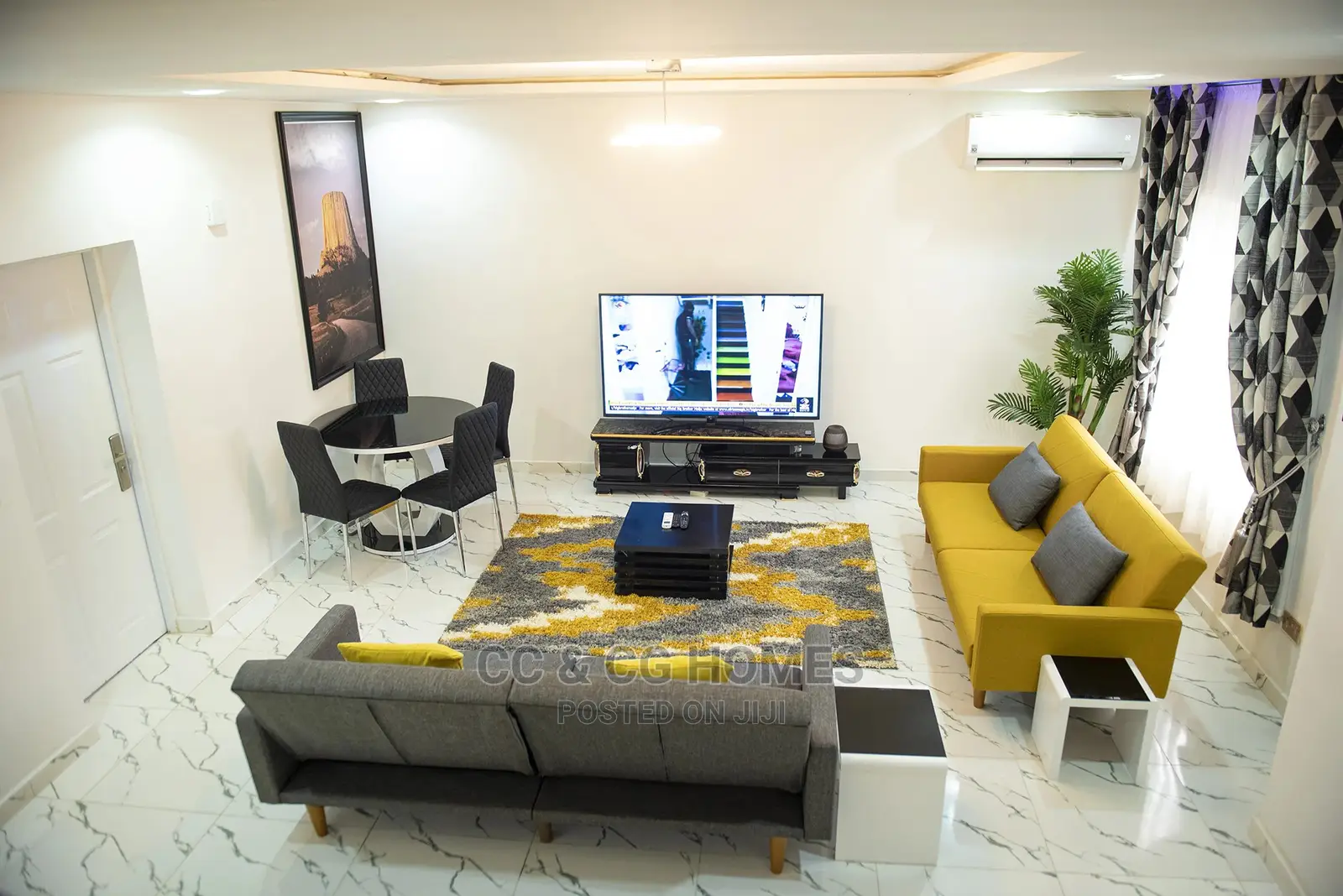 Furnished 3 Beds Apart - 24hrs Elect/Wifi/Security