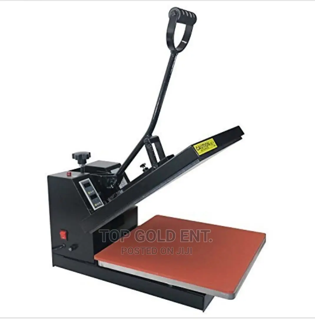 38” Heat Press/Stonning Machine.