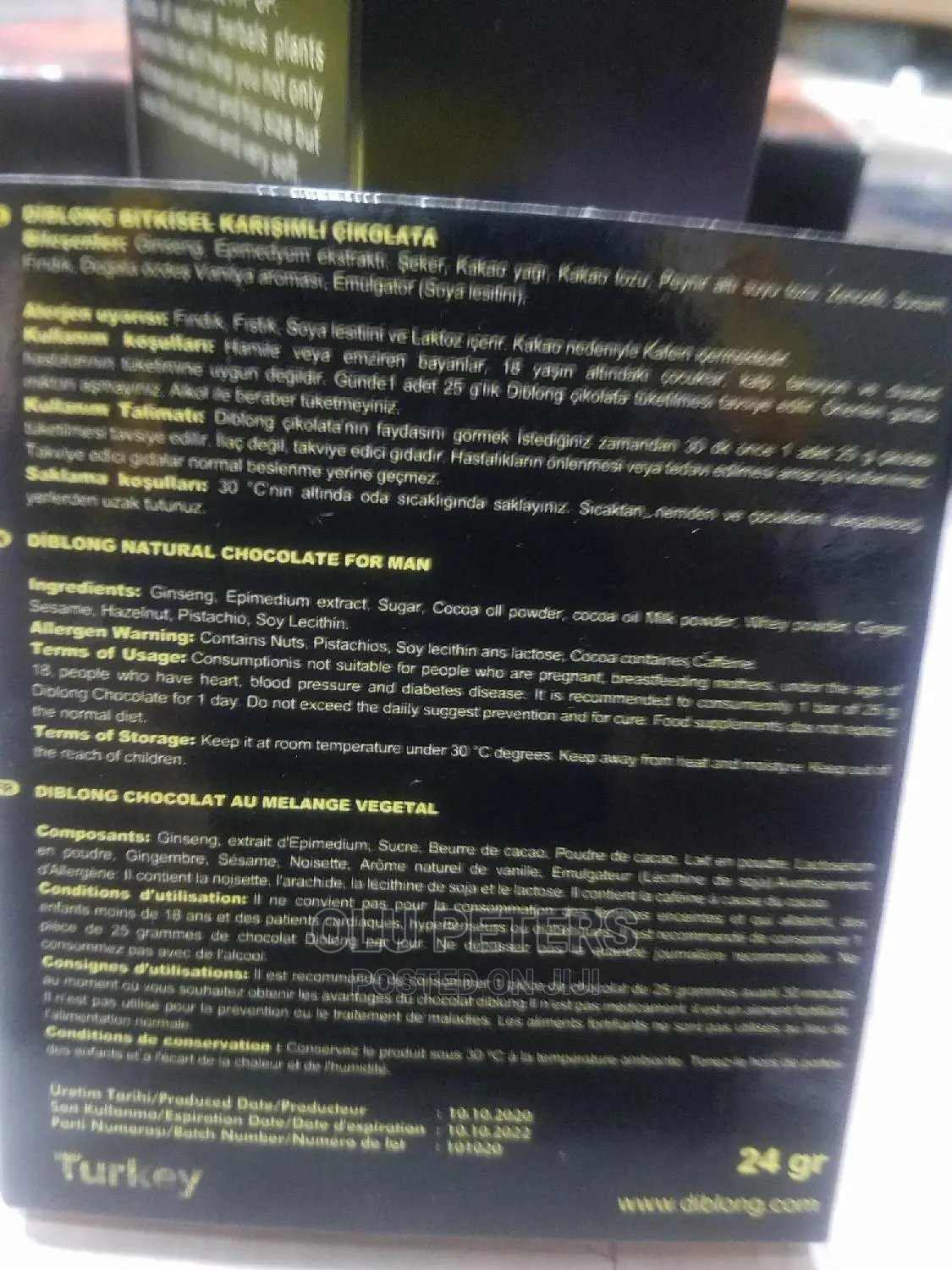 Diblong Chocolate for Enhancement Full Box