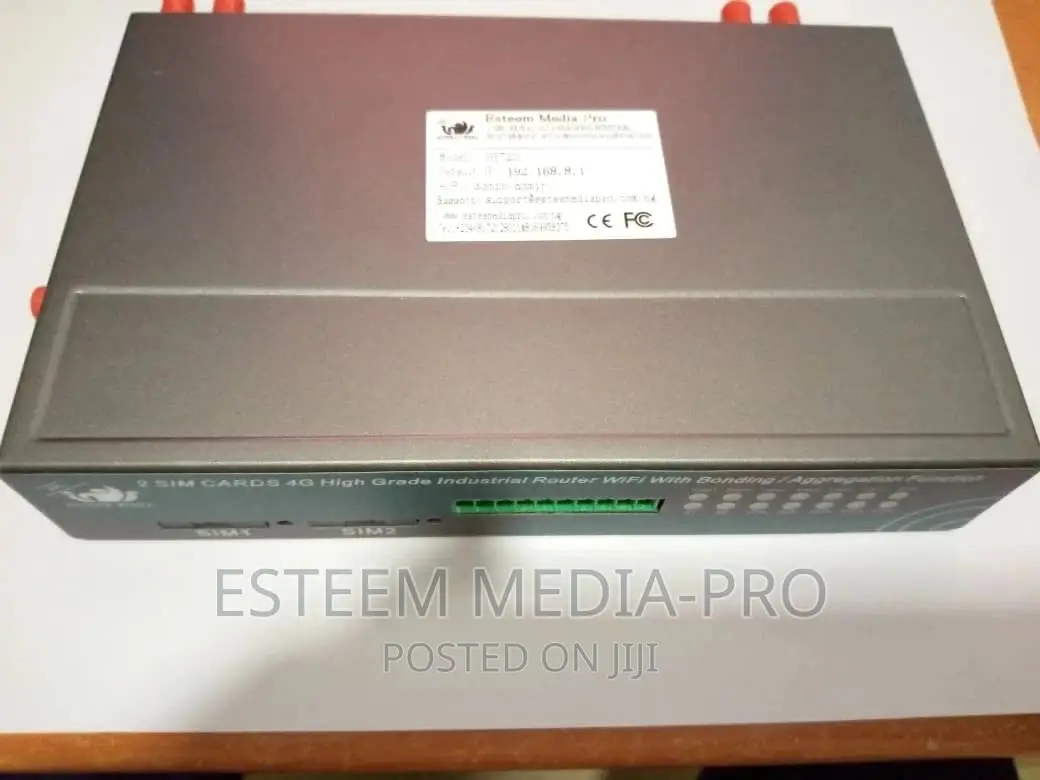 2sim Cards 4g Cat6 High Speed Bonding Aggregated Router