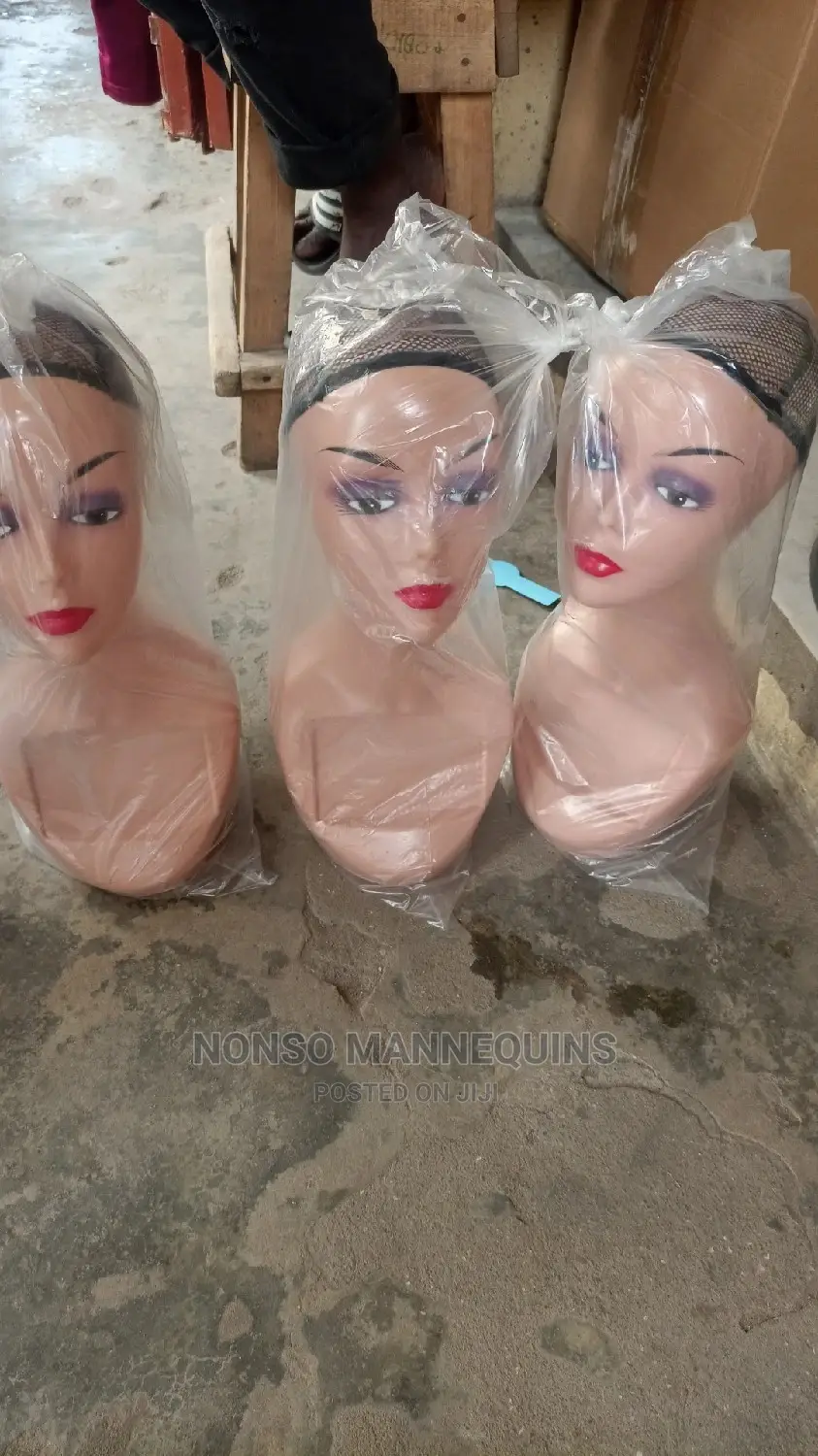 Hair Display Plastic Mannequins