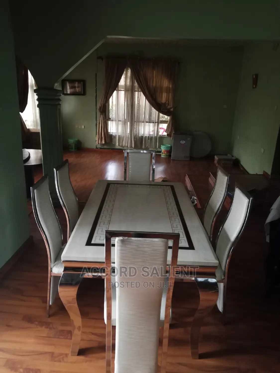 Versace Design 6 Seater Marble Dining Set