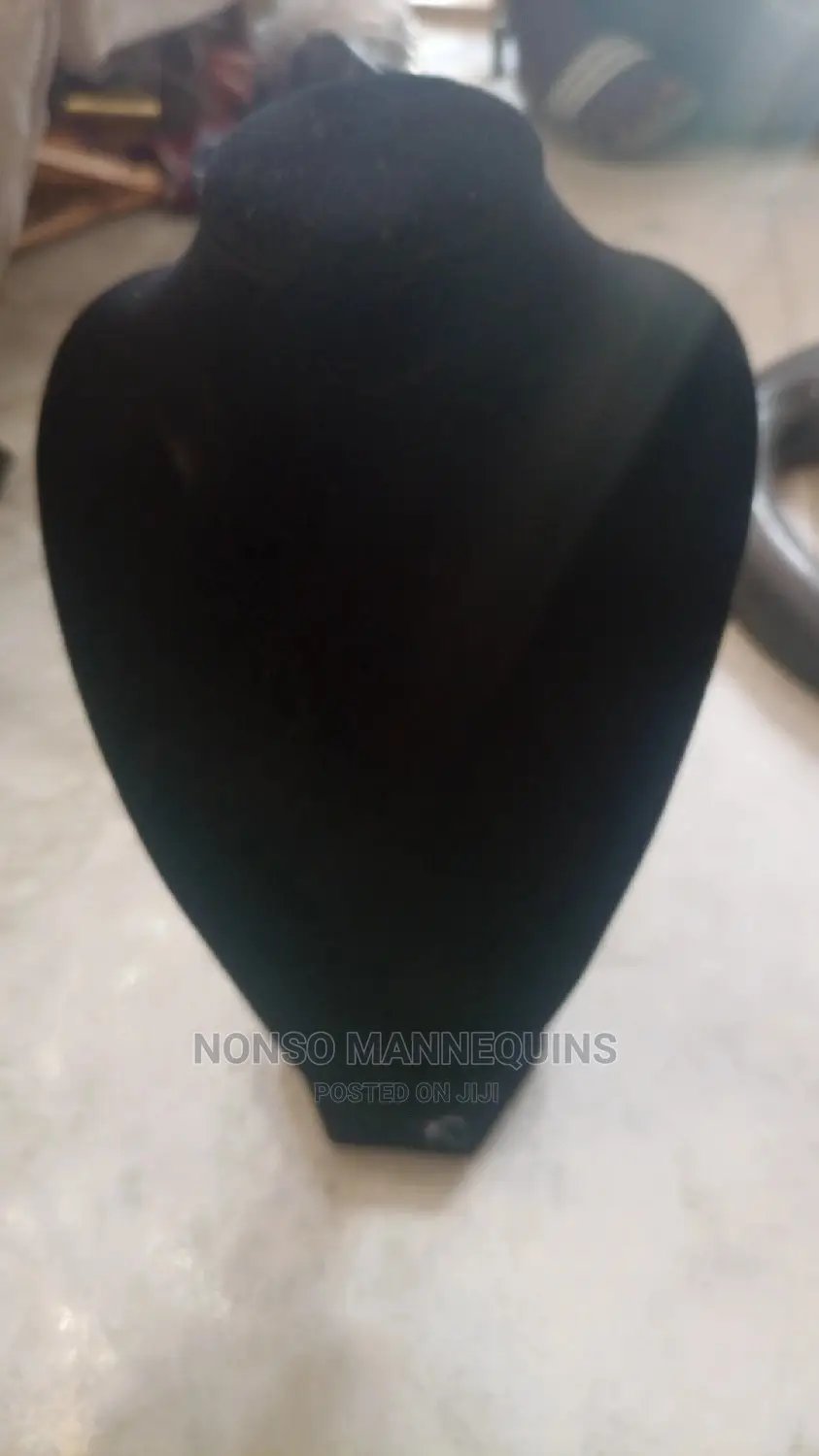 Black Colour Necklace Display Stand