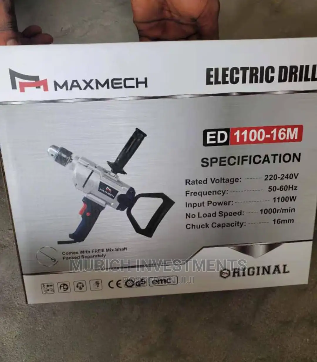 2 in 1 16mm Electric Drill With Paint Mixer Rad
