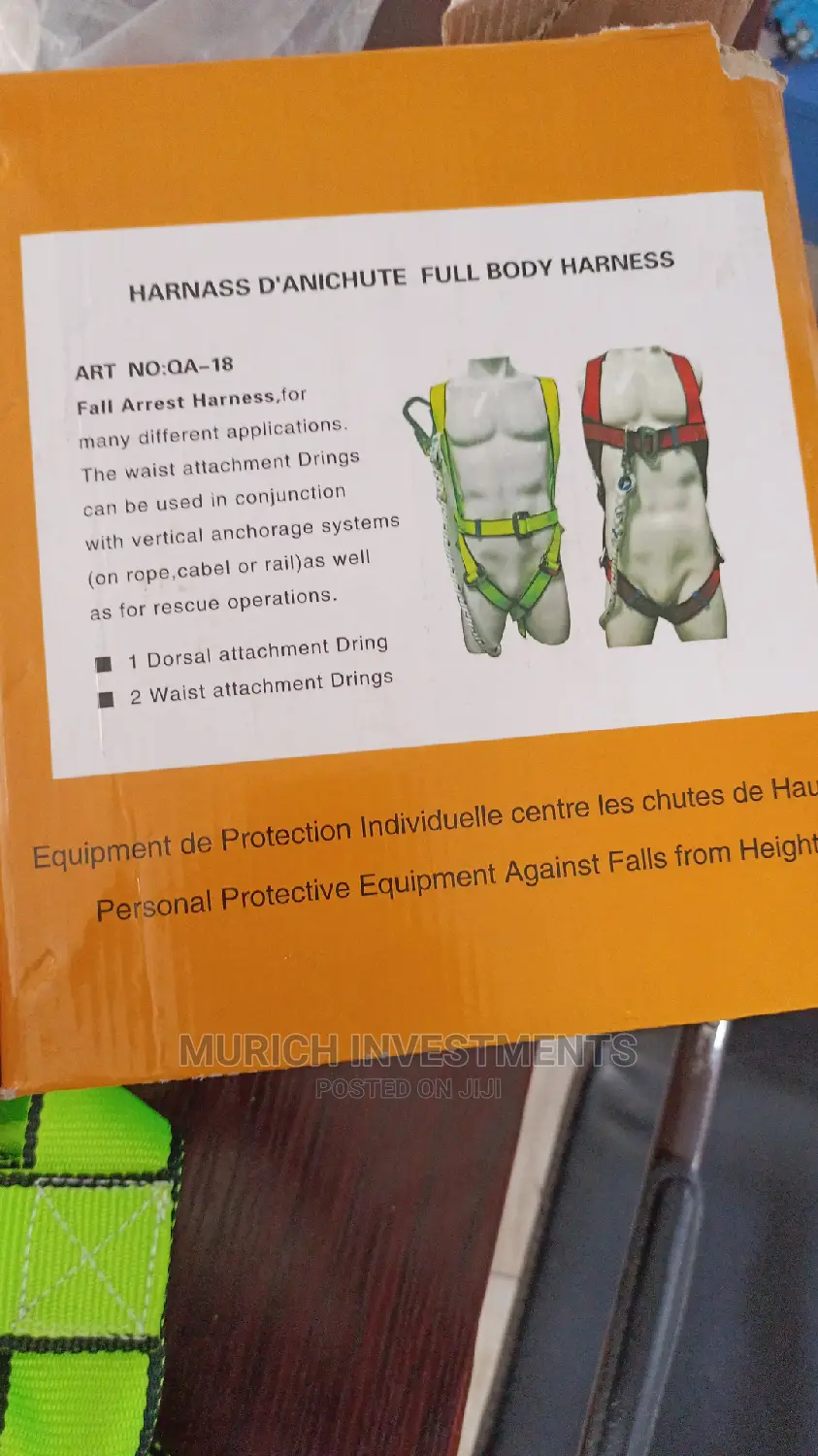 Safety Body Harness With 2 Hook