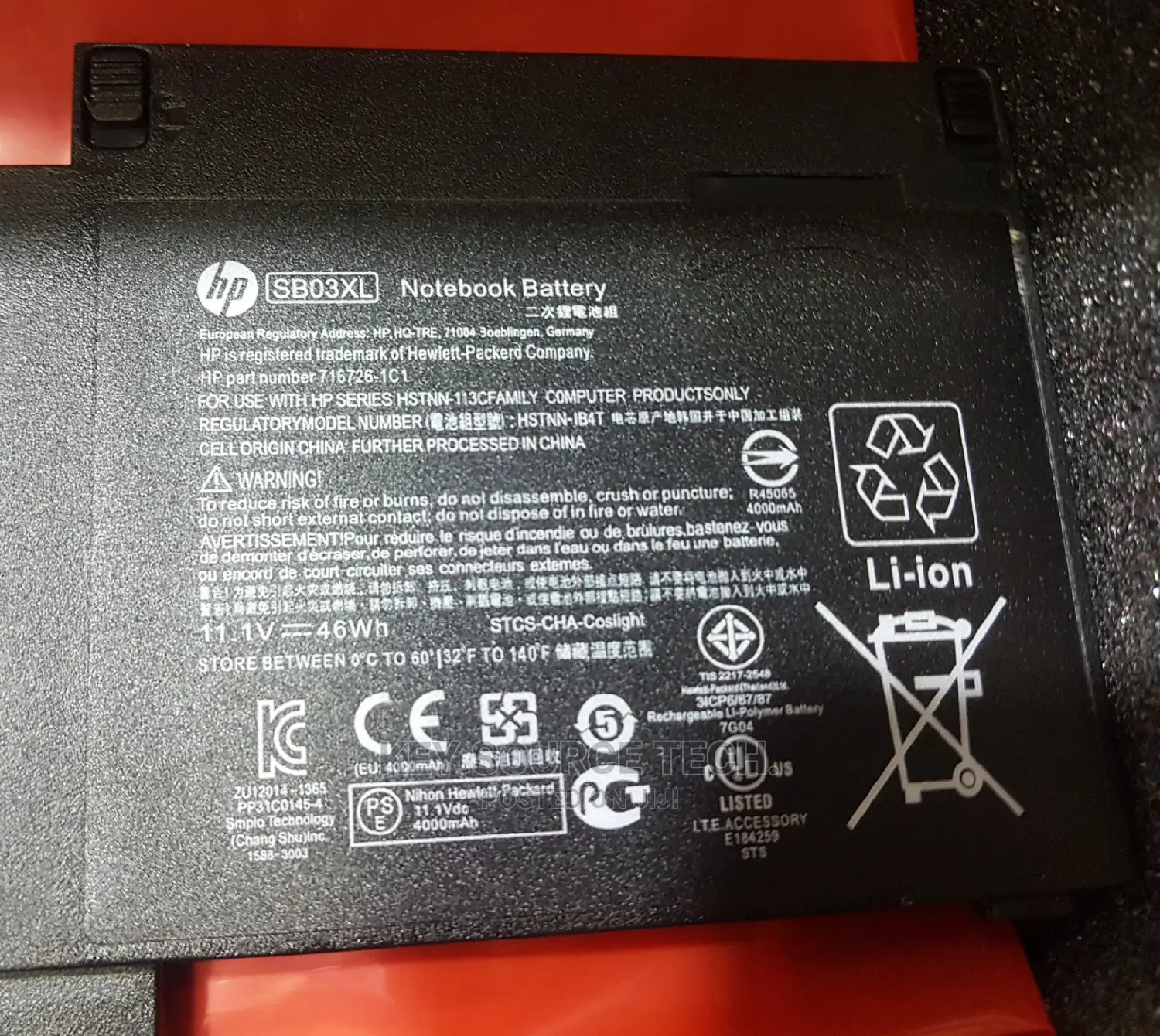 Hp Sb03xl Battery for Elitebook 820 G1 and G2, Elitebook 720 G1 and G2