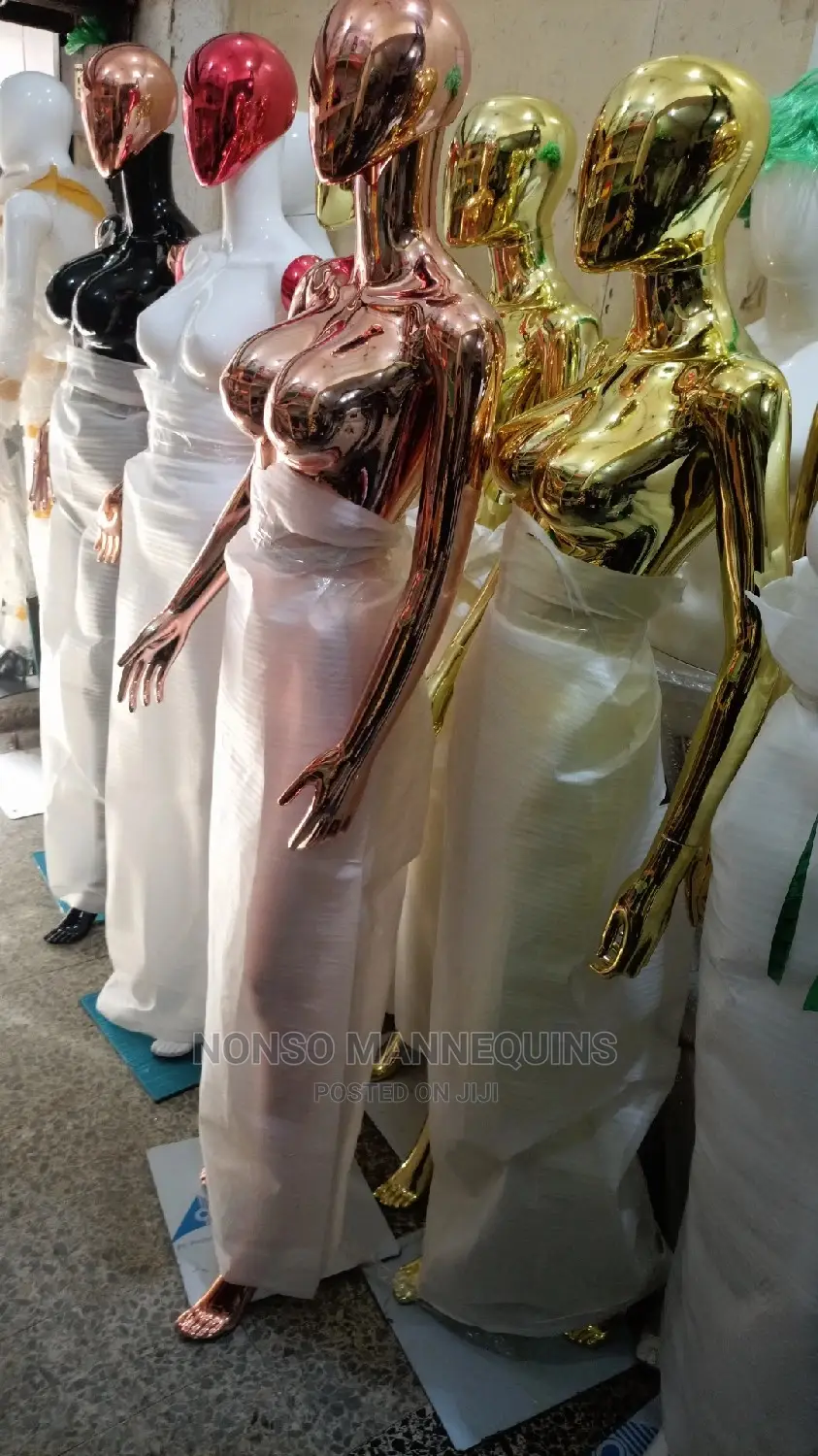 All Types of Chrome Female MANNEQUINS Available
