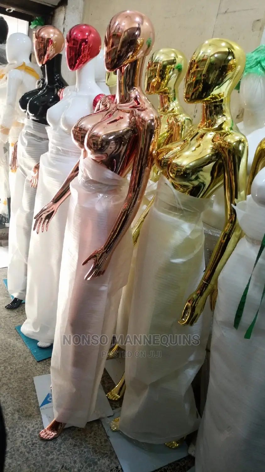 All Types of Chrome Female MANNEQUINS Available