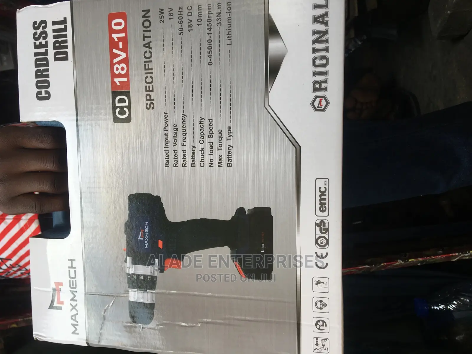 Cordless Drill Machine - 18volts