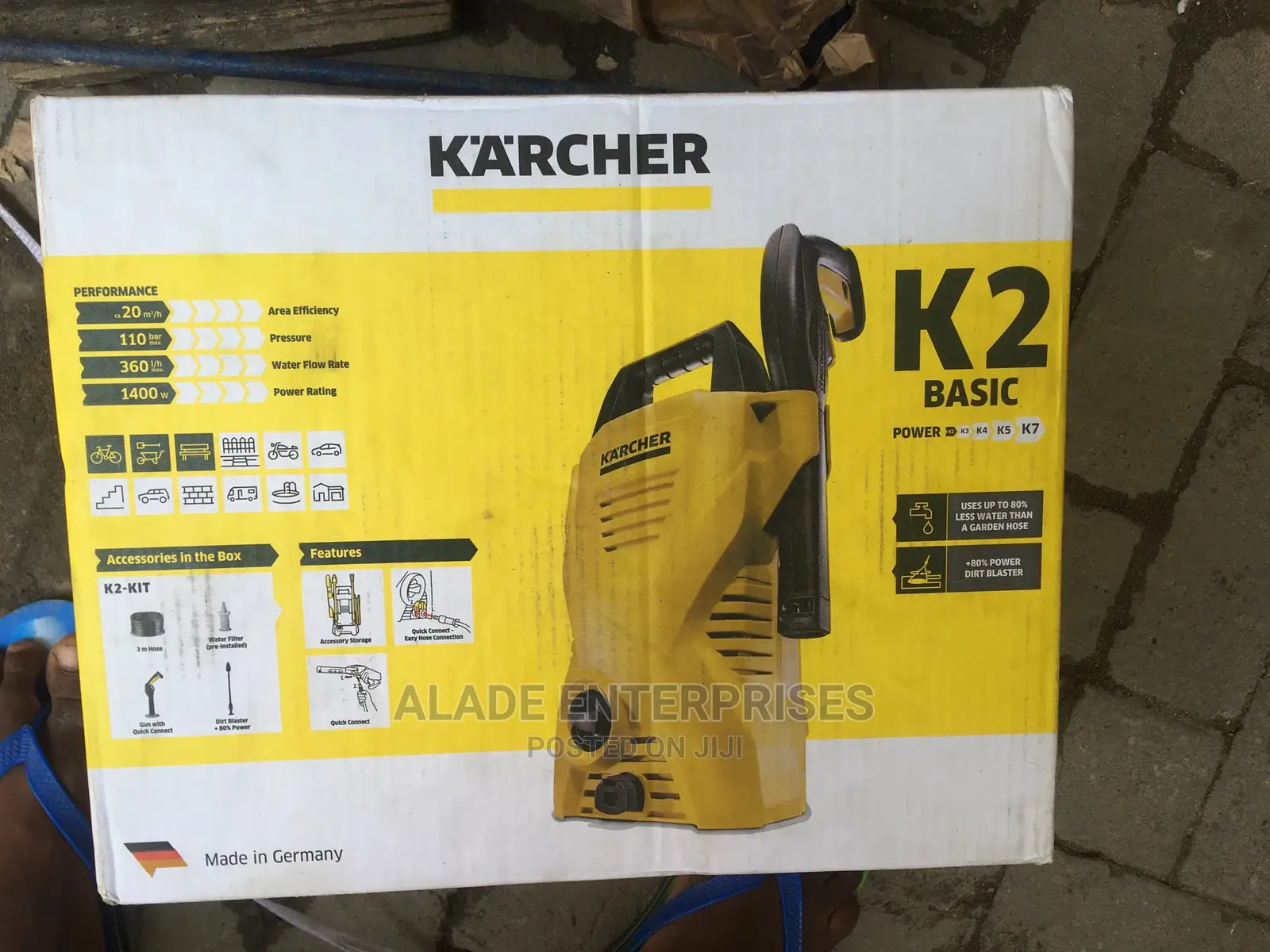 Karcher High Pressure Washer K2 Basic