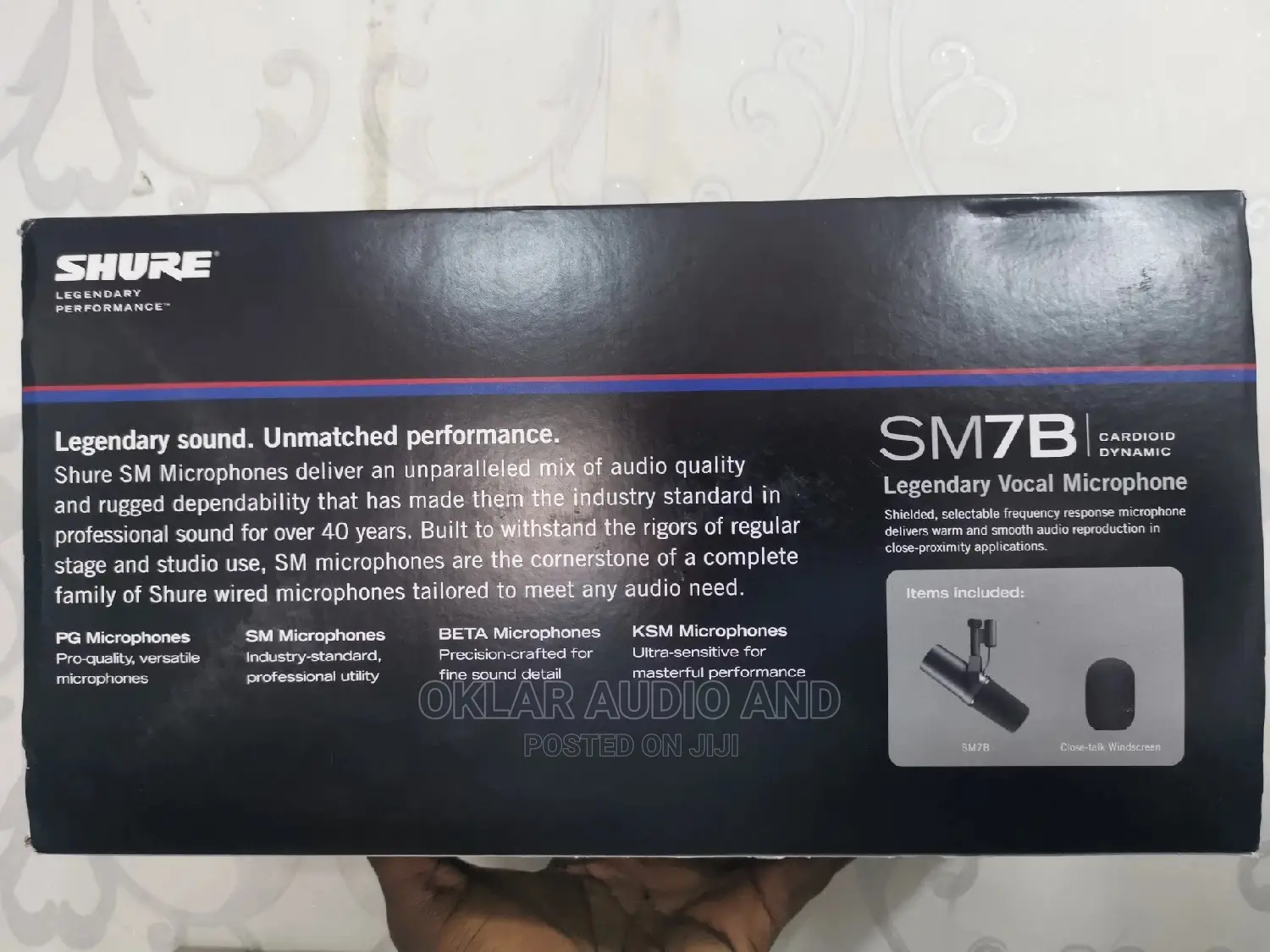 Shure Sm7b Legendary Mic