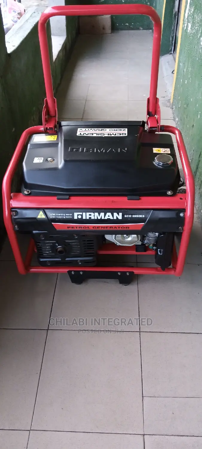 1 Month Old Very New 7.6KVA SUMEC FIRMAN ECO8990ES Generator