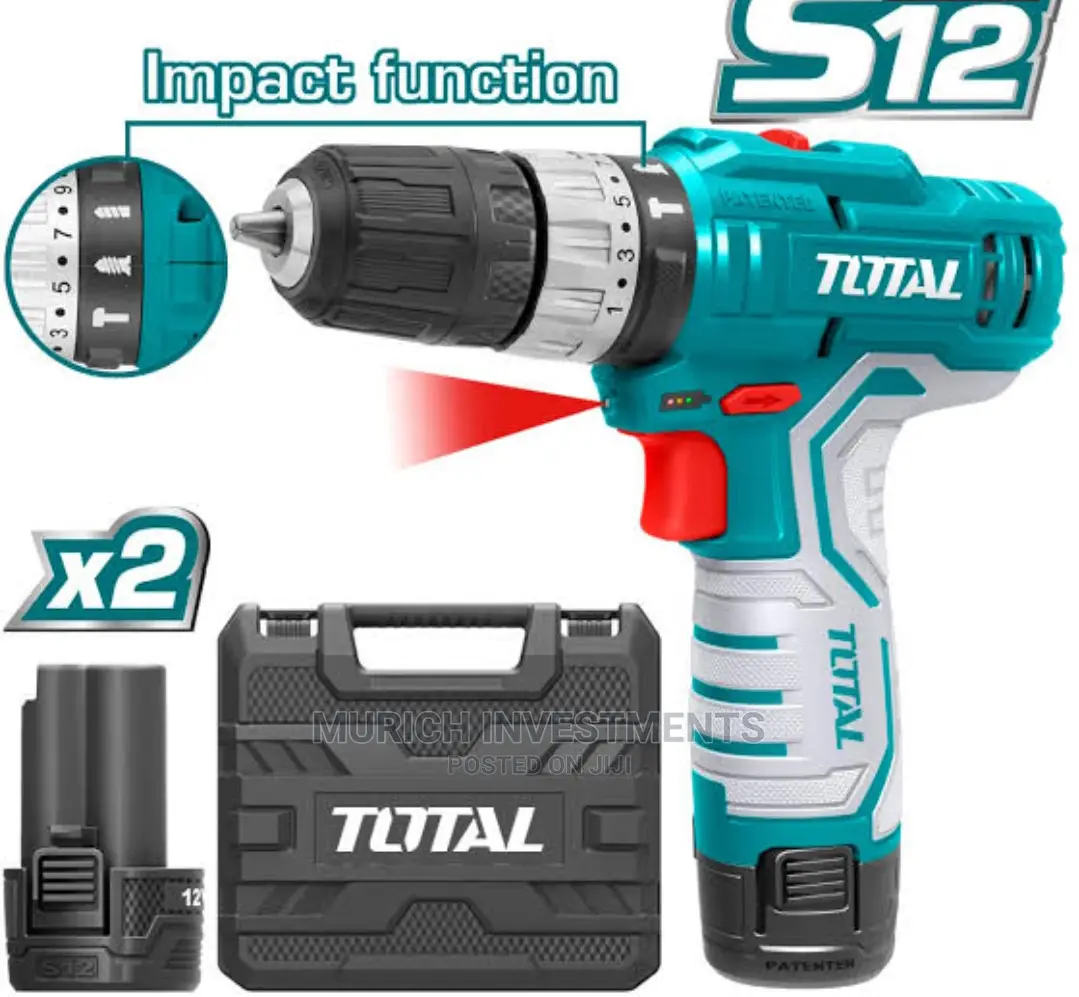 TOTAL Lithium-Ion Cordless Drill