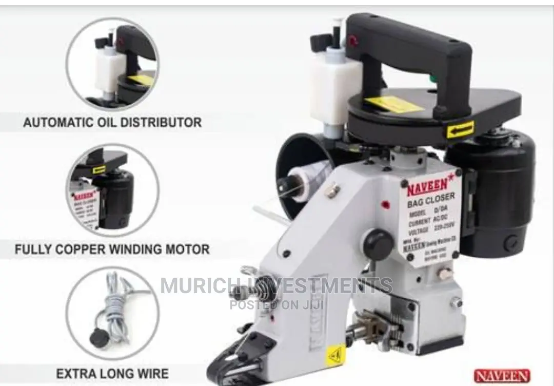 Guru Special Portable Bag Closer Sewing Machine Wit Oil Pump