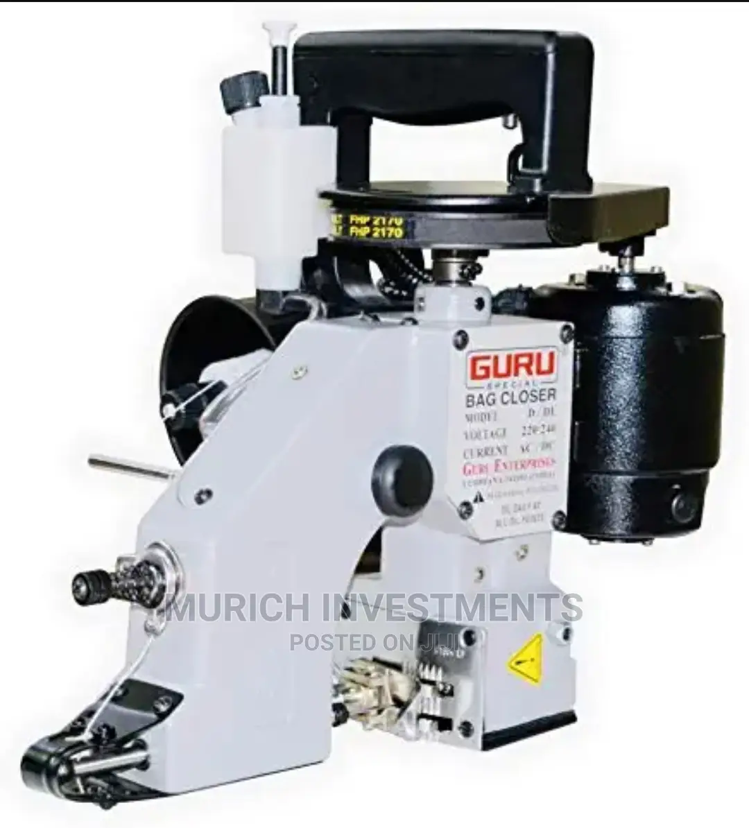 Guru Special Portable Bag Closer Sewing Machine Wit Oil Pump