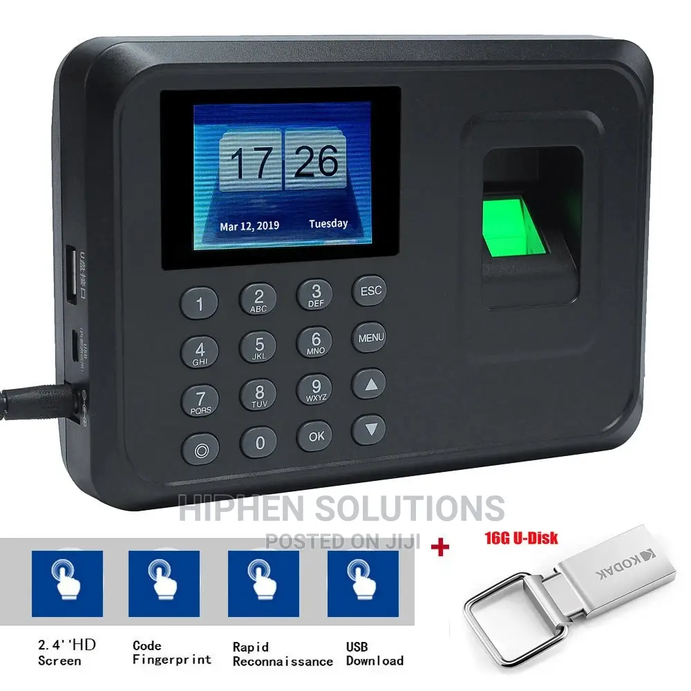 Fingerprint Time Attendance Machine (Biometrics)
