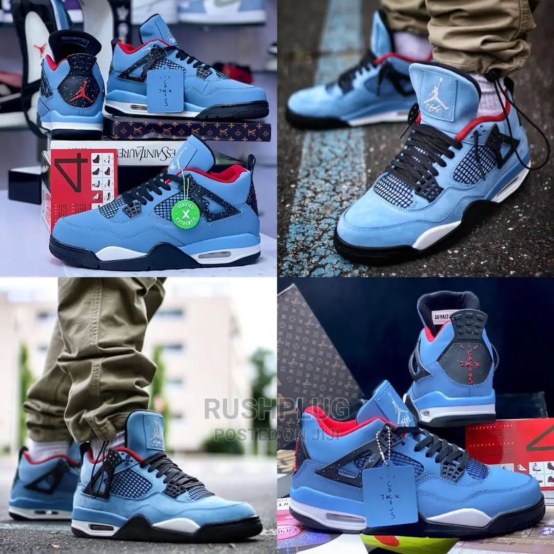 Travis Ttocs X Air Jordan Iv Retro ‘ Cactus Jack ’*