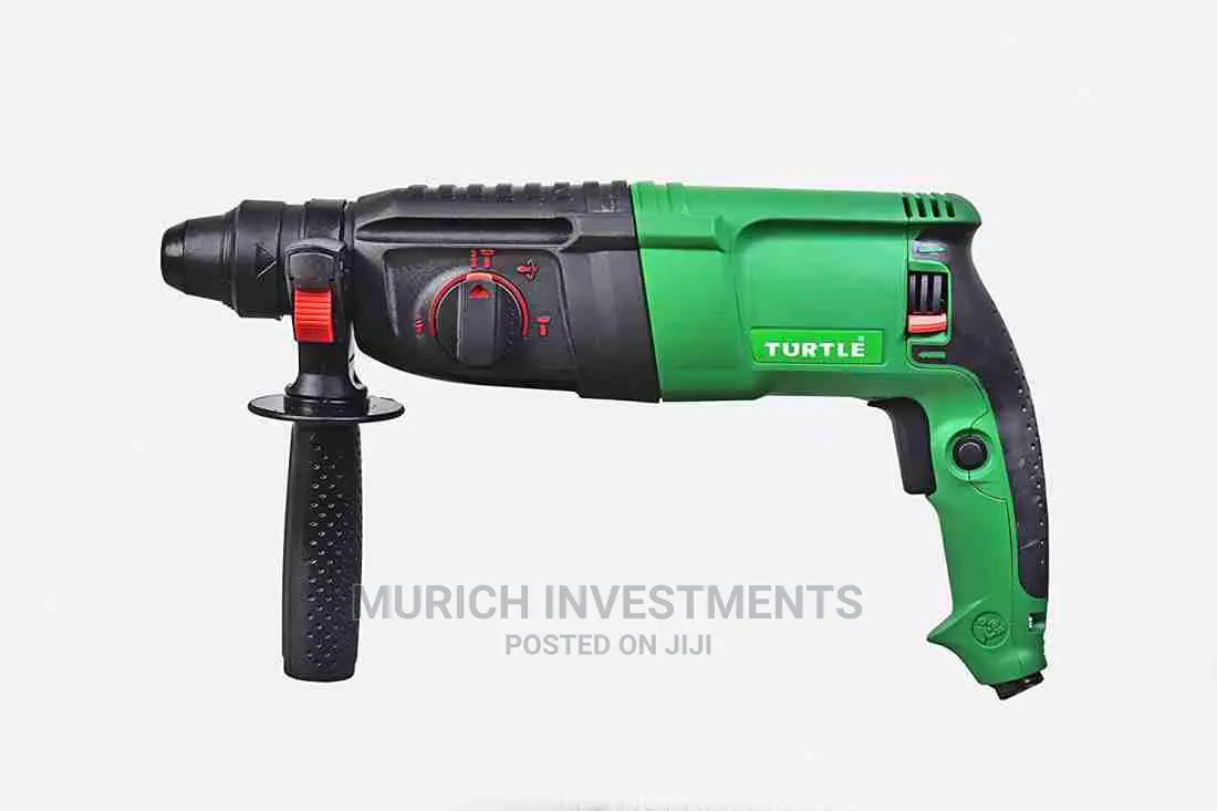 26mm Heavy Duty Reversible Rotary Hammer Drill With 5 Bits