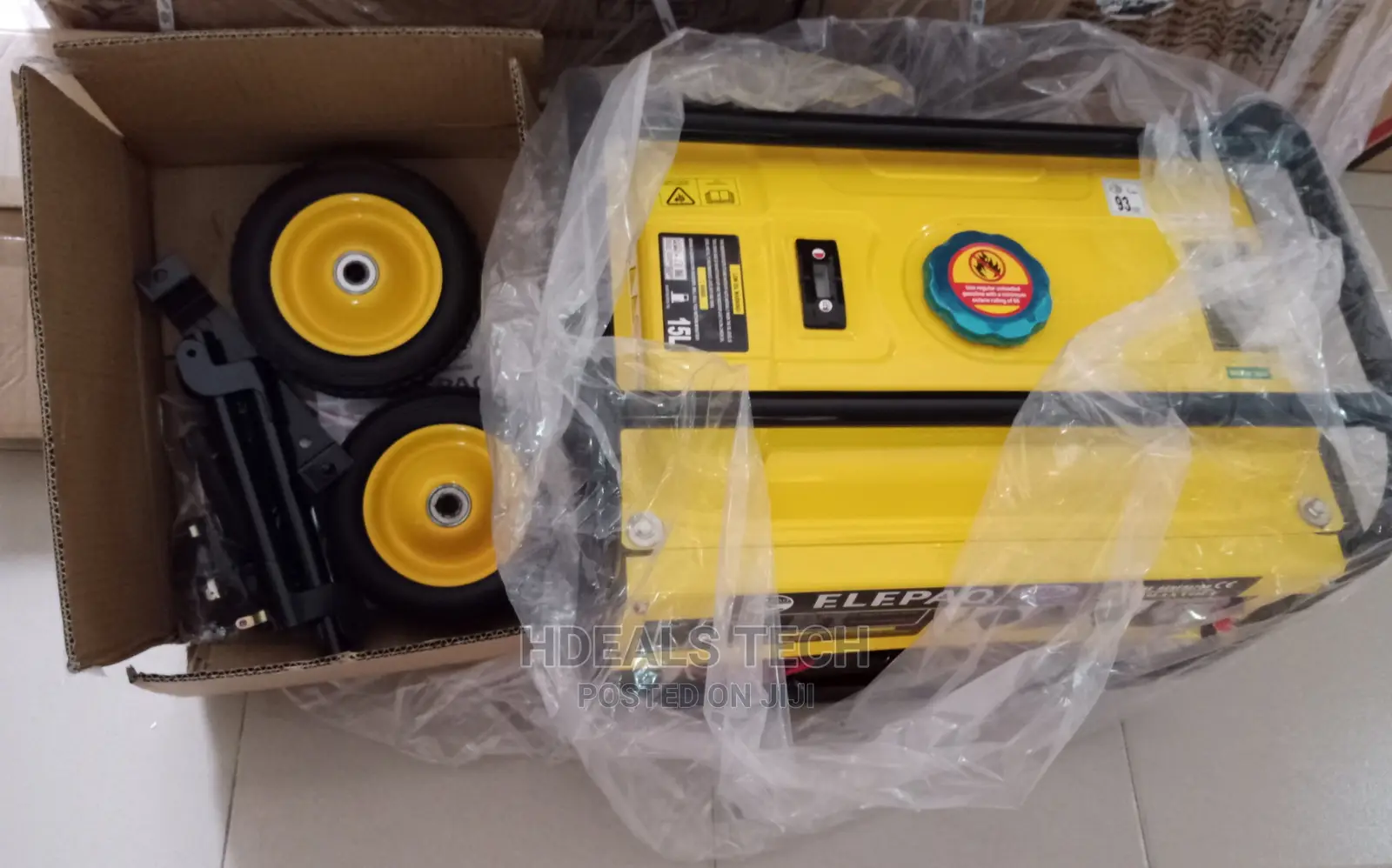 5kva Elepaq Gen With Handle, Tyre Key Starter and Ba