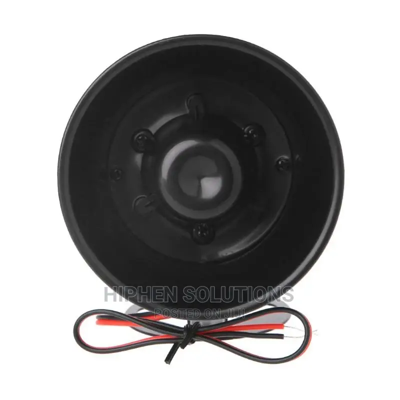 Wired Black Color Outdoor Indoor Electronic Siren
