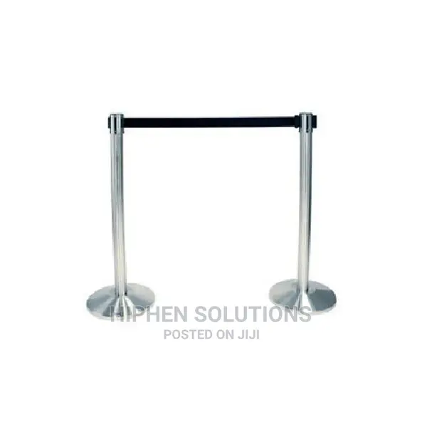 Crowd Control Retractable Barrier Post