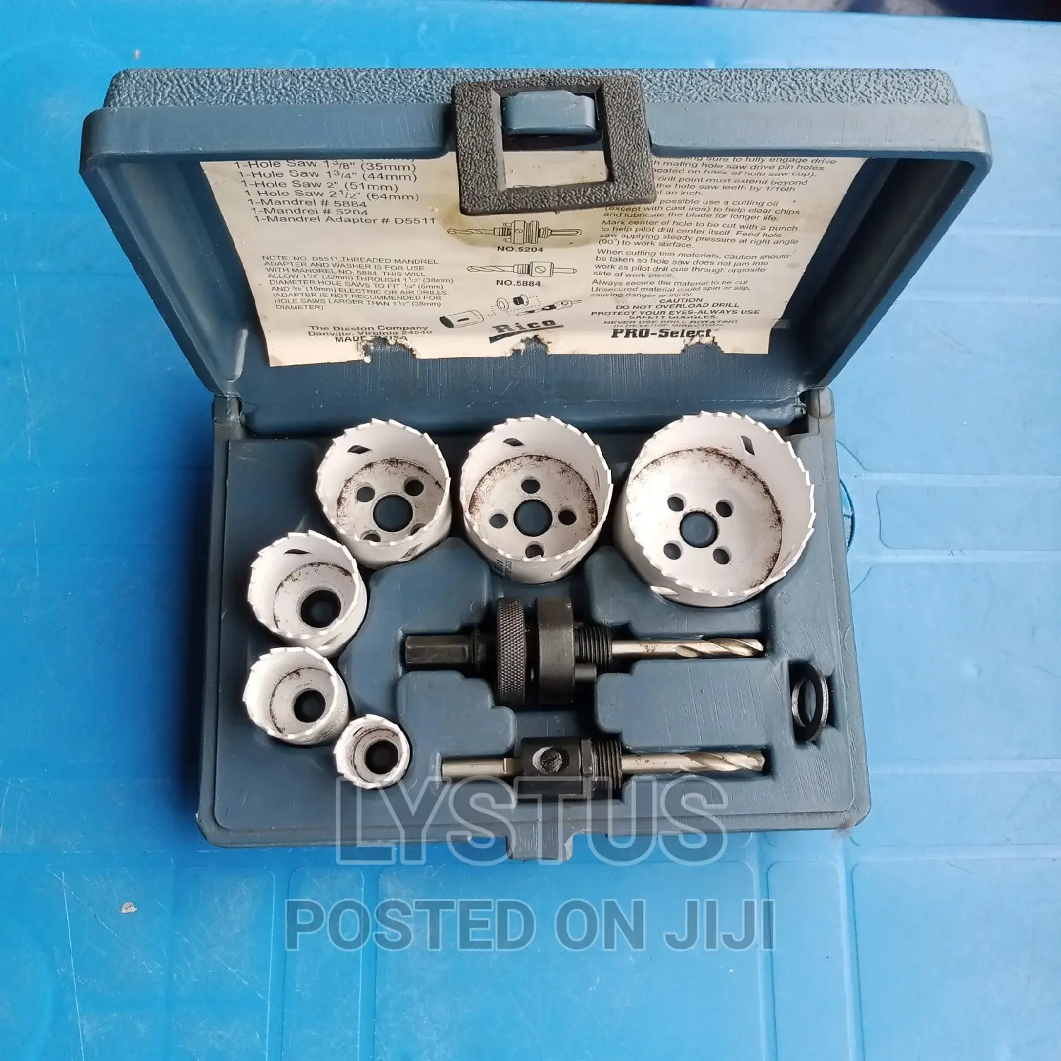 22-64mm Rico Hole Saw Set