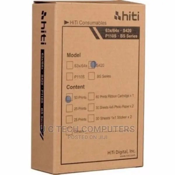 Hiti S420 Photo Paper Printer - 50 Prints