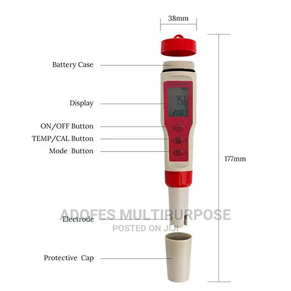 Ph Meter 4 in 1 Digital Tester