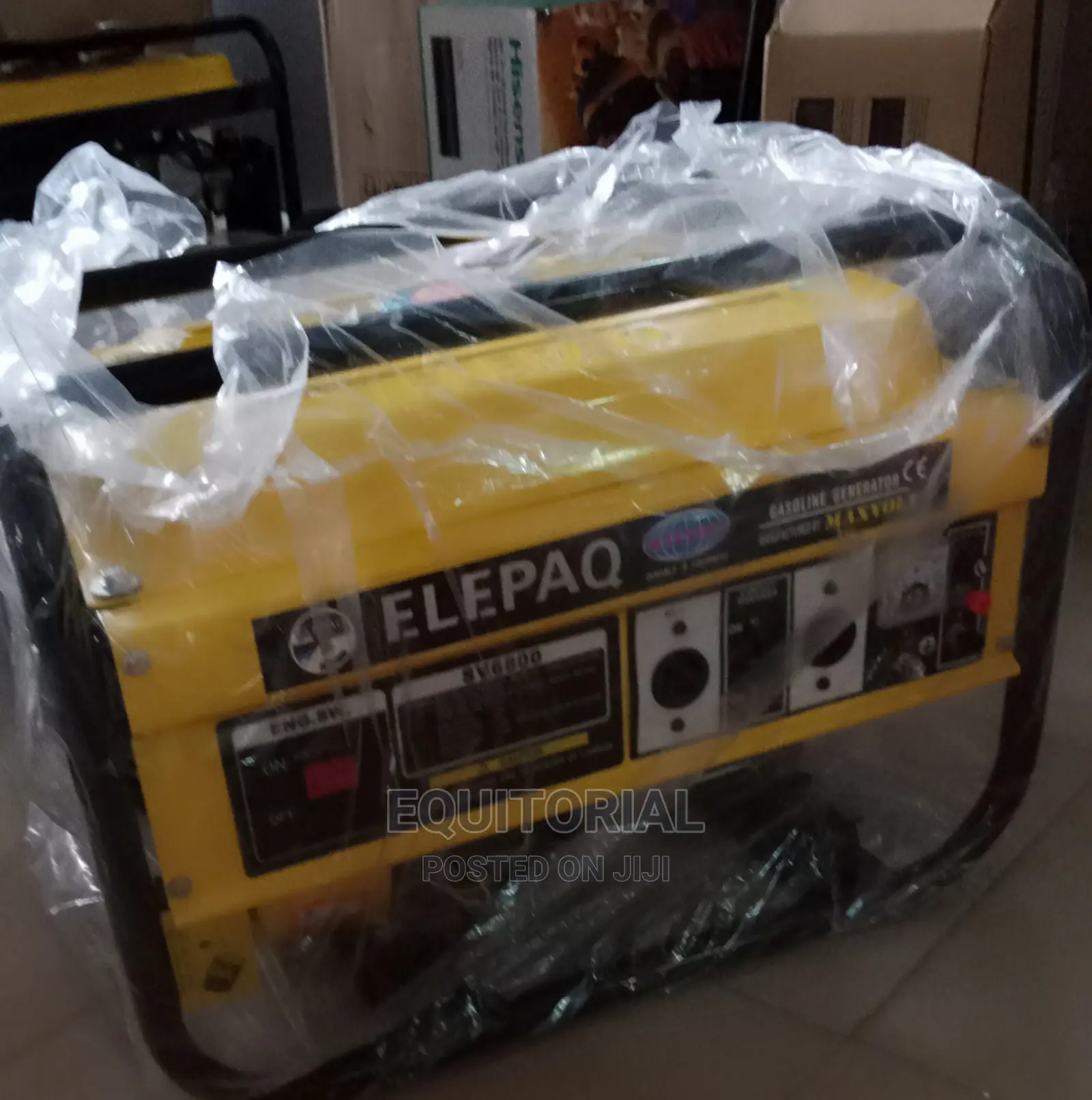 Elepaq Sv6800 3.5kva Long Coil Manual Generator