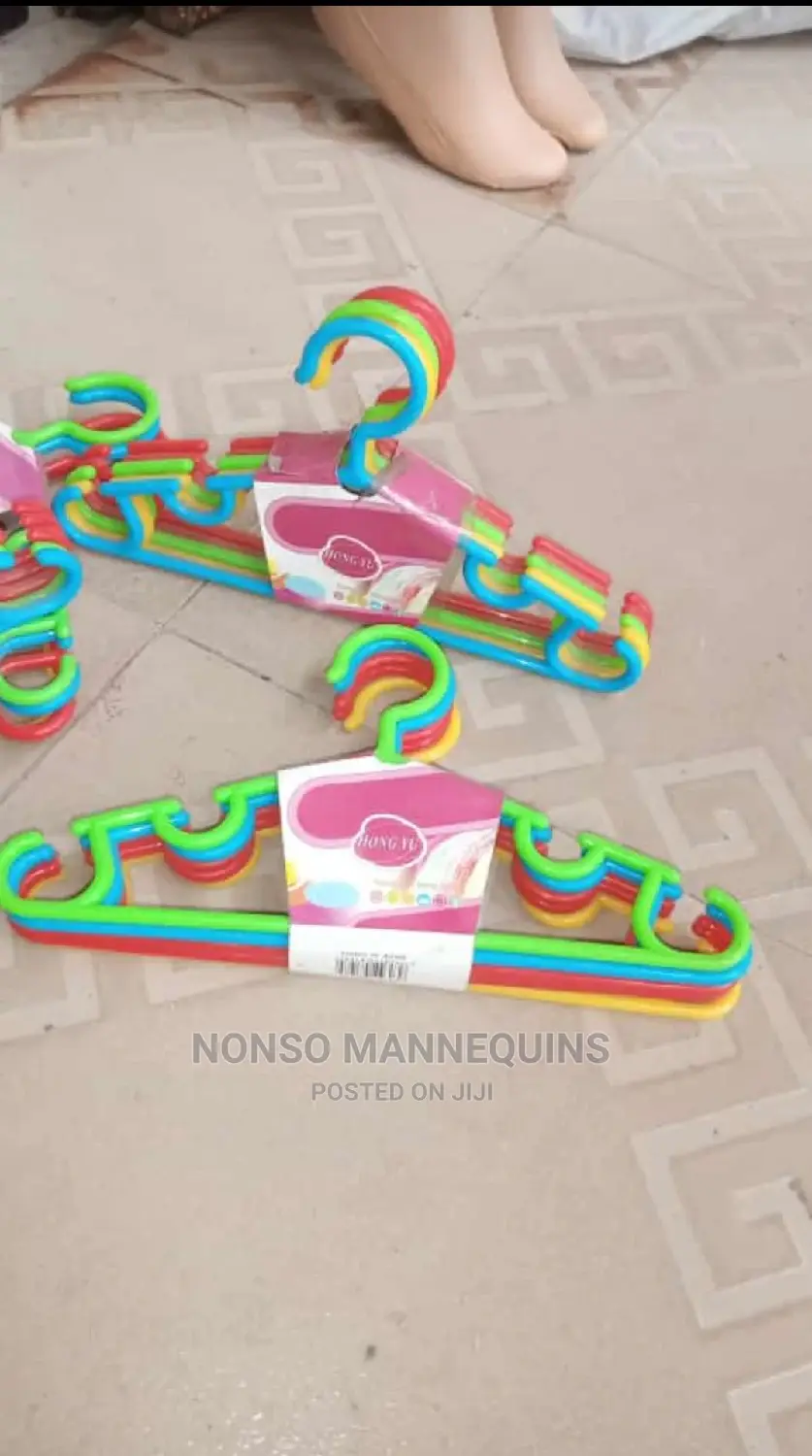Colourful Kids Plastic Hangers