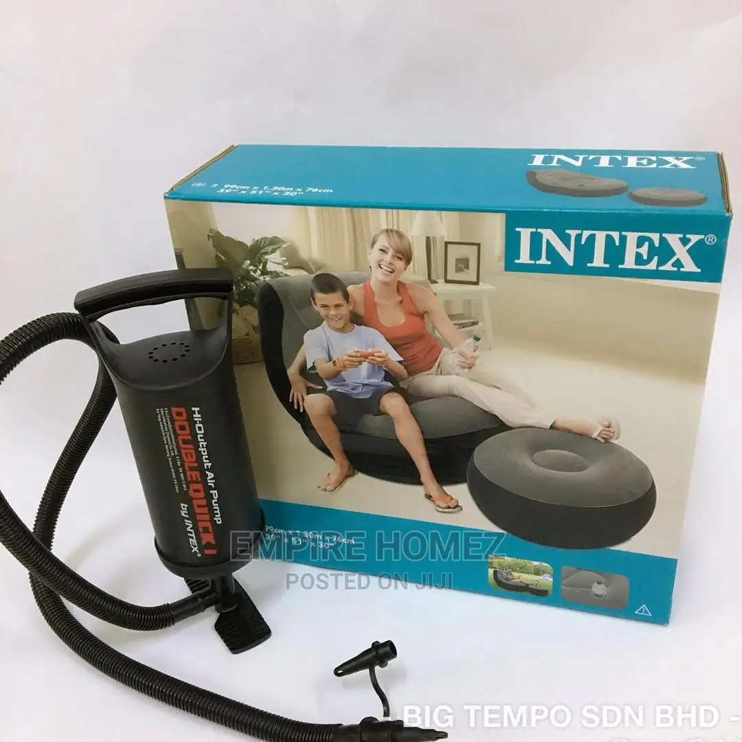 Inflatable Ultra Lounge Chair With Footrest