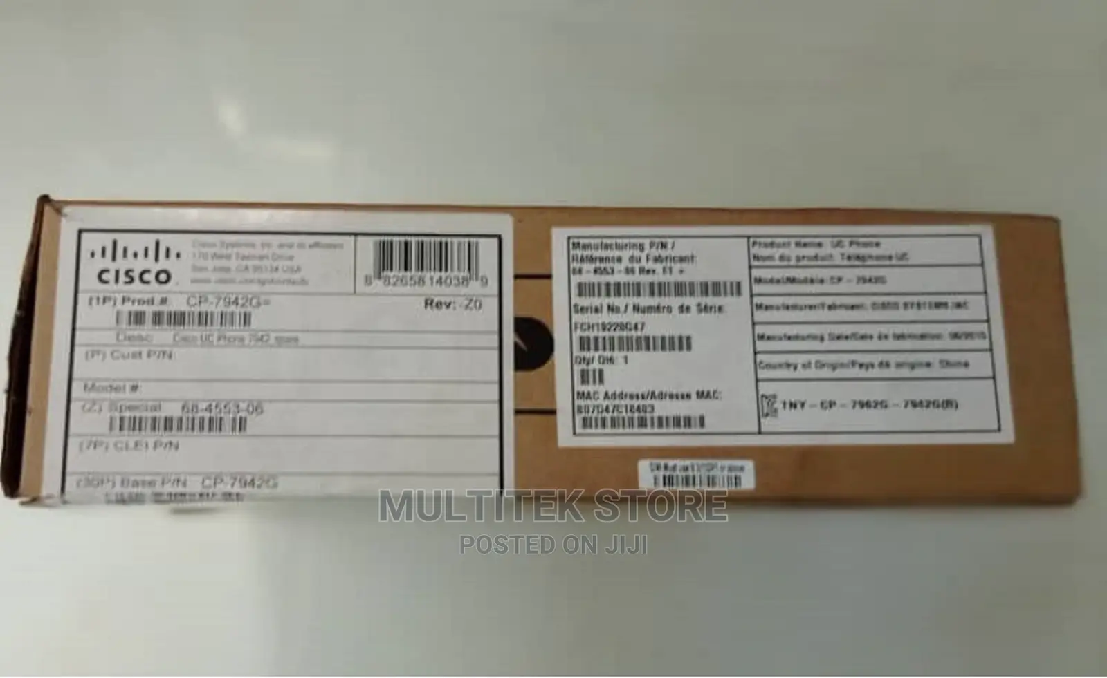 CP-7942G Cisco CP-7942G Unified IP Phone
