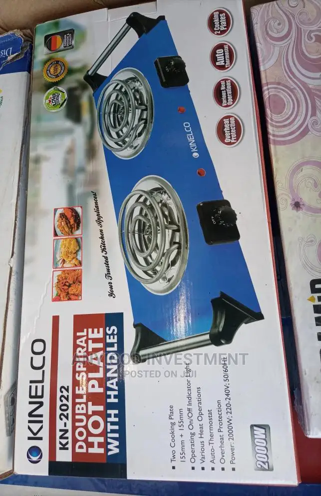 Kinelco Double Burner Hot Plate